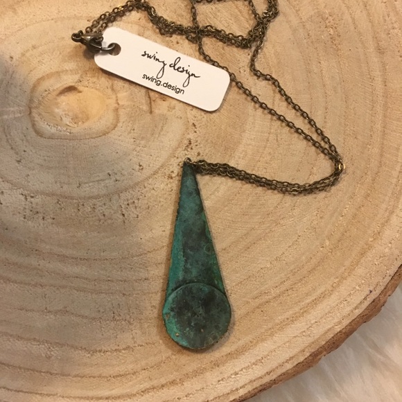 Vintage Patina Long Pendant Necklace 📿 - Picture 5 of 5
